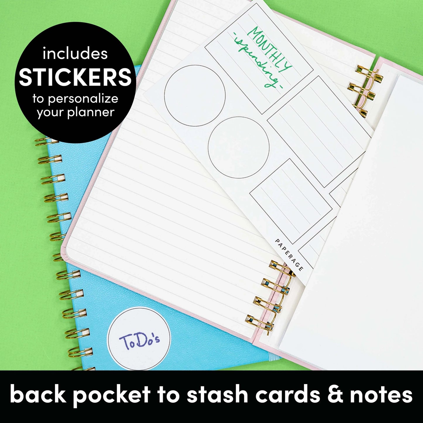 Whimsical Garden Hardcover Spiral Lined Journal Notebook