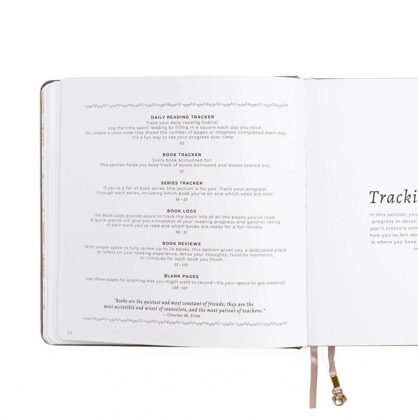 Vintage Library in Lilac: Reading Journal (A5 Size)