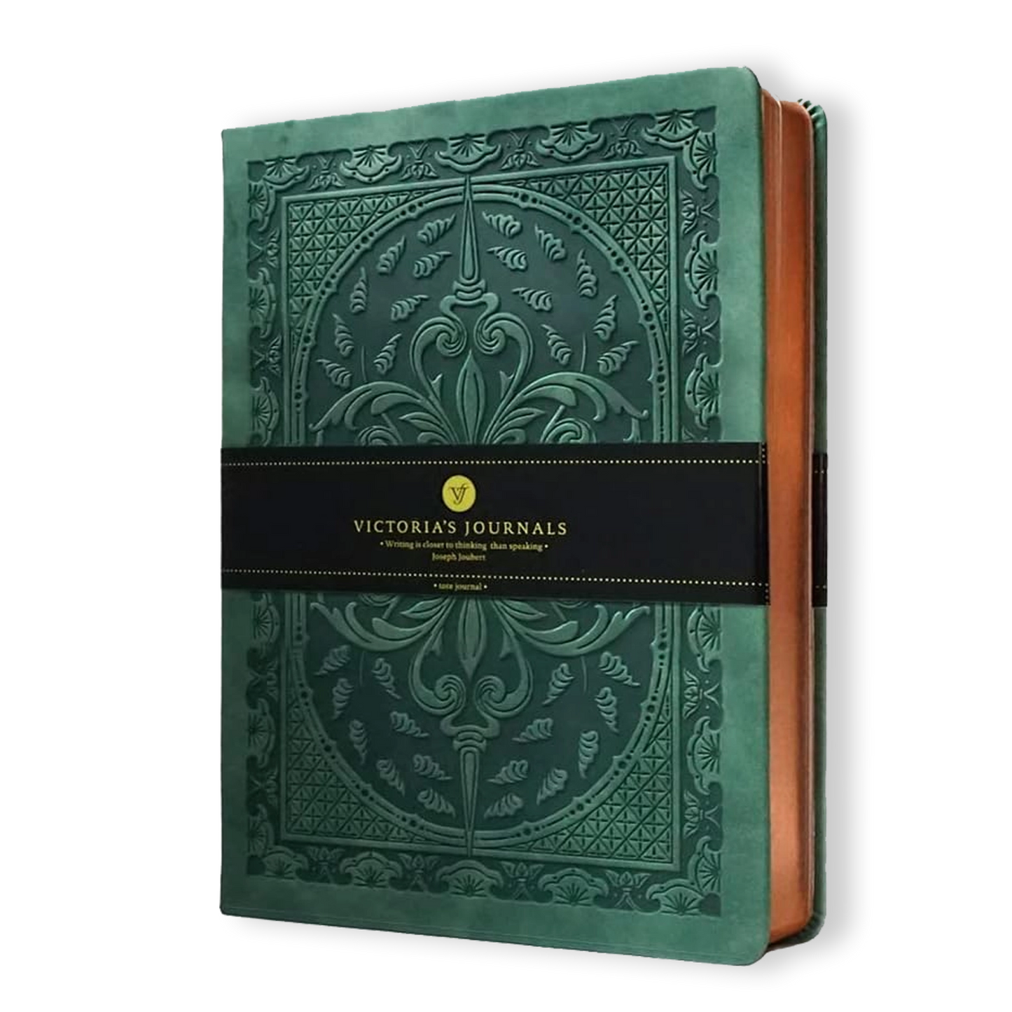 Victoria's Journals Vintage Style Diary Hard Cover (Green)