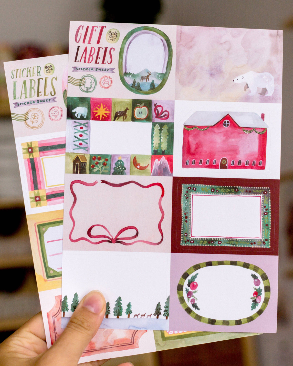 Sticker sheet — Christmas Labels