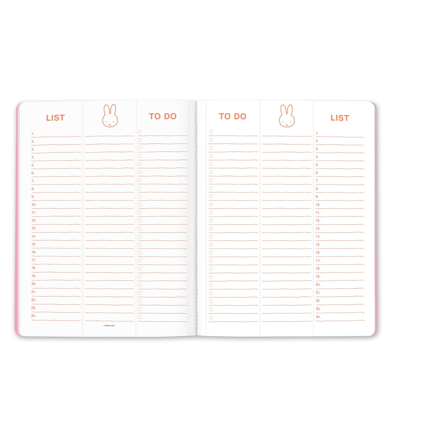 2027 Miffy A Year in Color Just Right Monthly Planner with Enamel Charm Bookmark