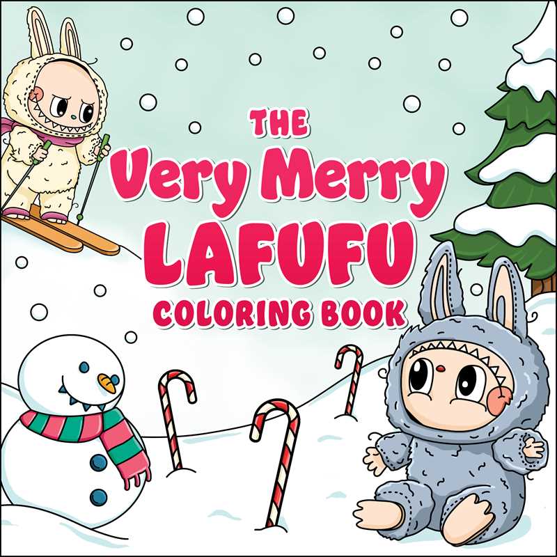 Very Merry Lafufu Coloring Book By Adams Media