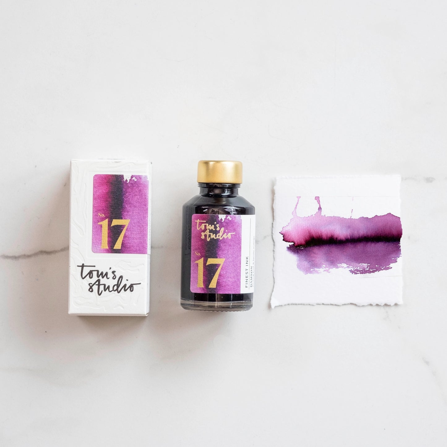 Tom's Studio Fountain Pen Ink - Damson