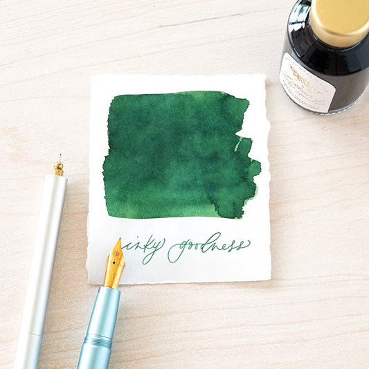 Tom's Studio Fountain Pen Ink - Forest Green