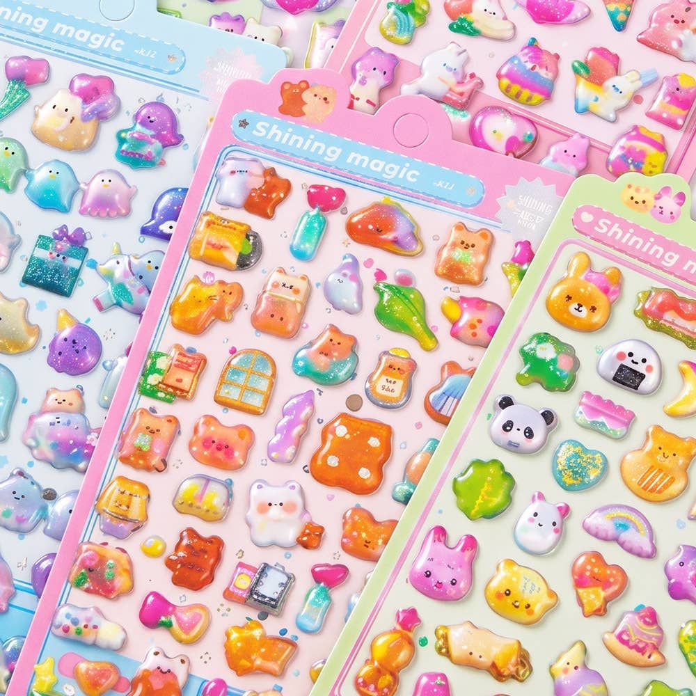 Aurora Bonbon Sparkling Stickers