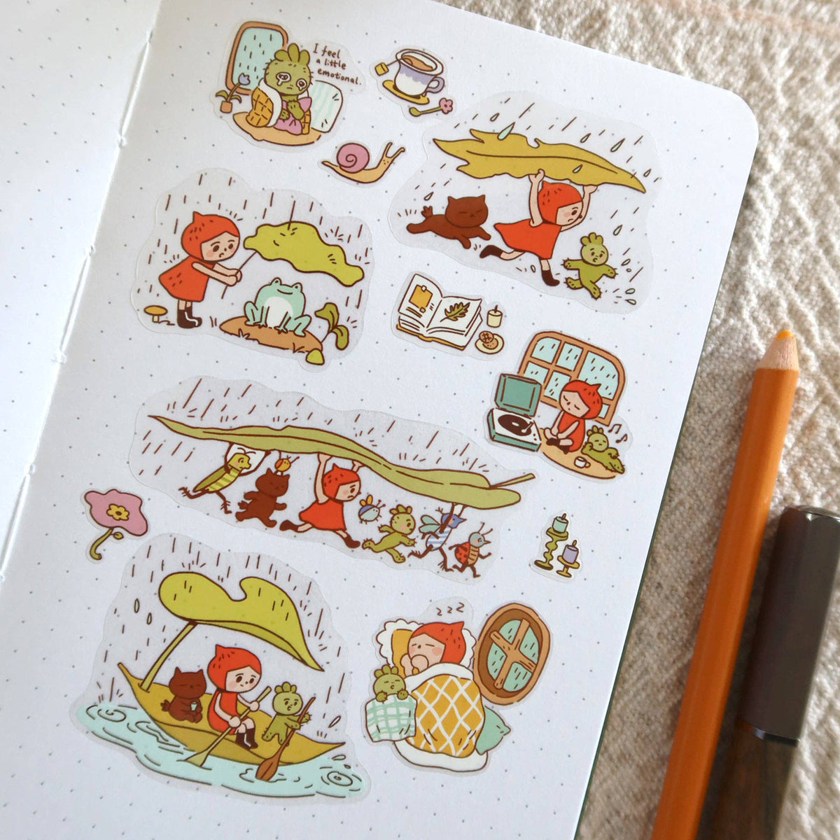 Rainy Days - Sticker Sheet