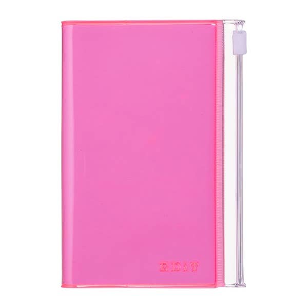 EDiT B7 Grid Notebook with PVC Cover & Zipper Pocket