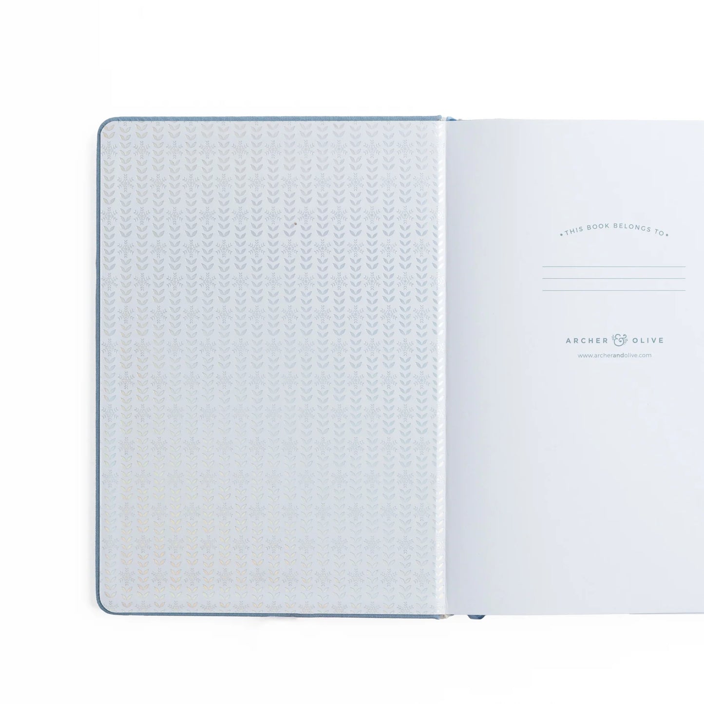 Snowflake Storybook Notebook: A5 Dot Grid