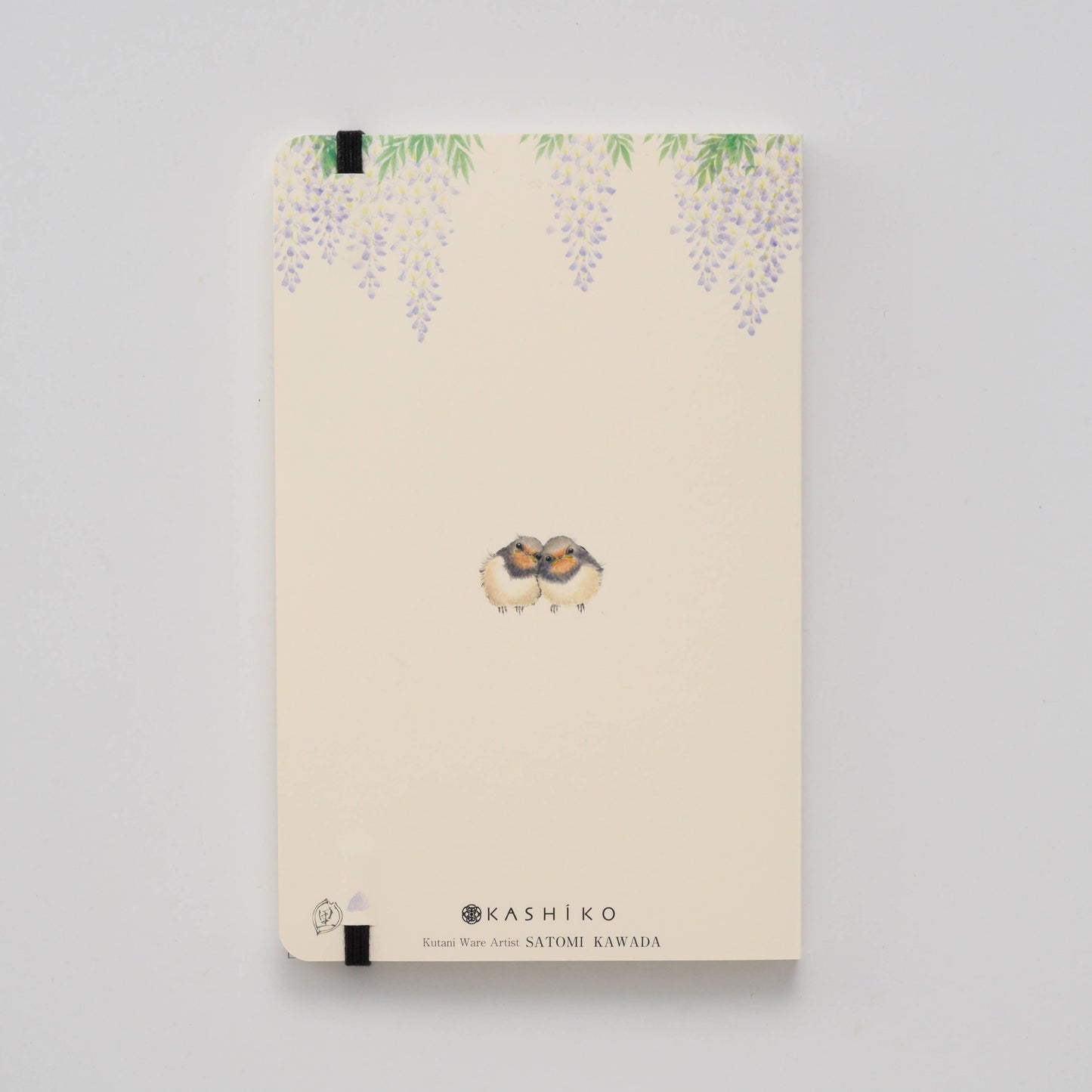Artist Note Book Wisteria and Swallow /(5.31 in × 8.27 in)