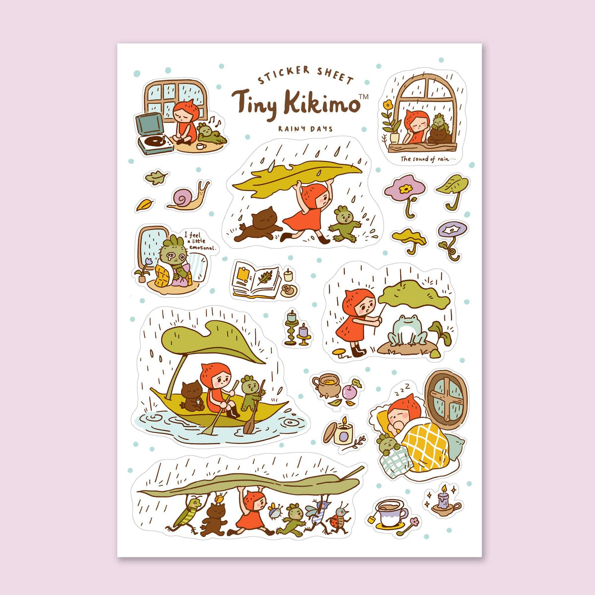 Rainy Days - Sticker Sheet