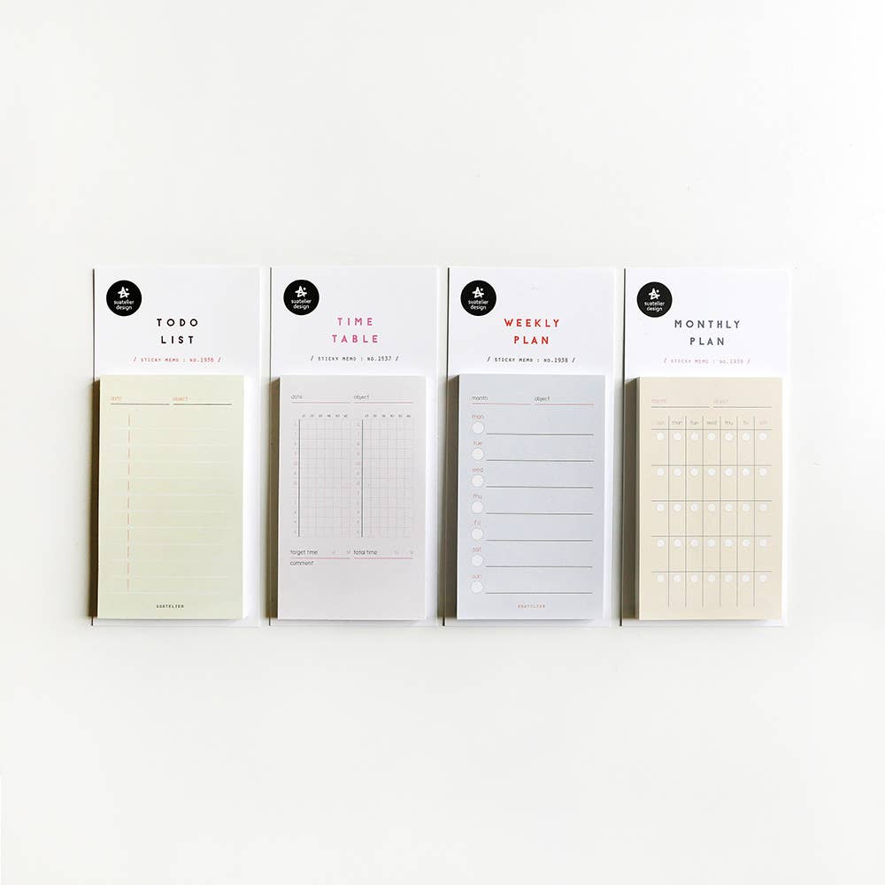Suatelier-1936 To Do List Sticky Notes