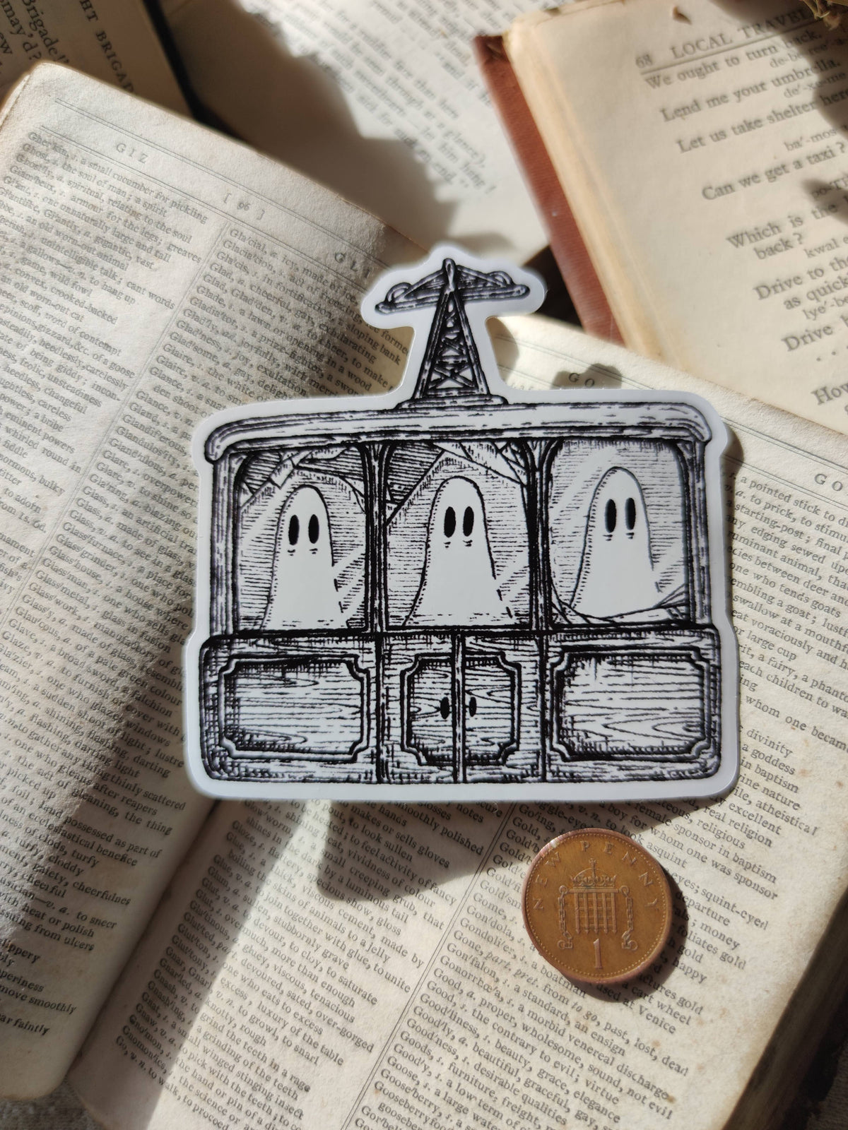 Gondola Ghosties Vinyl Sticker