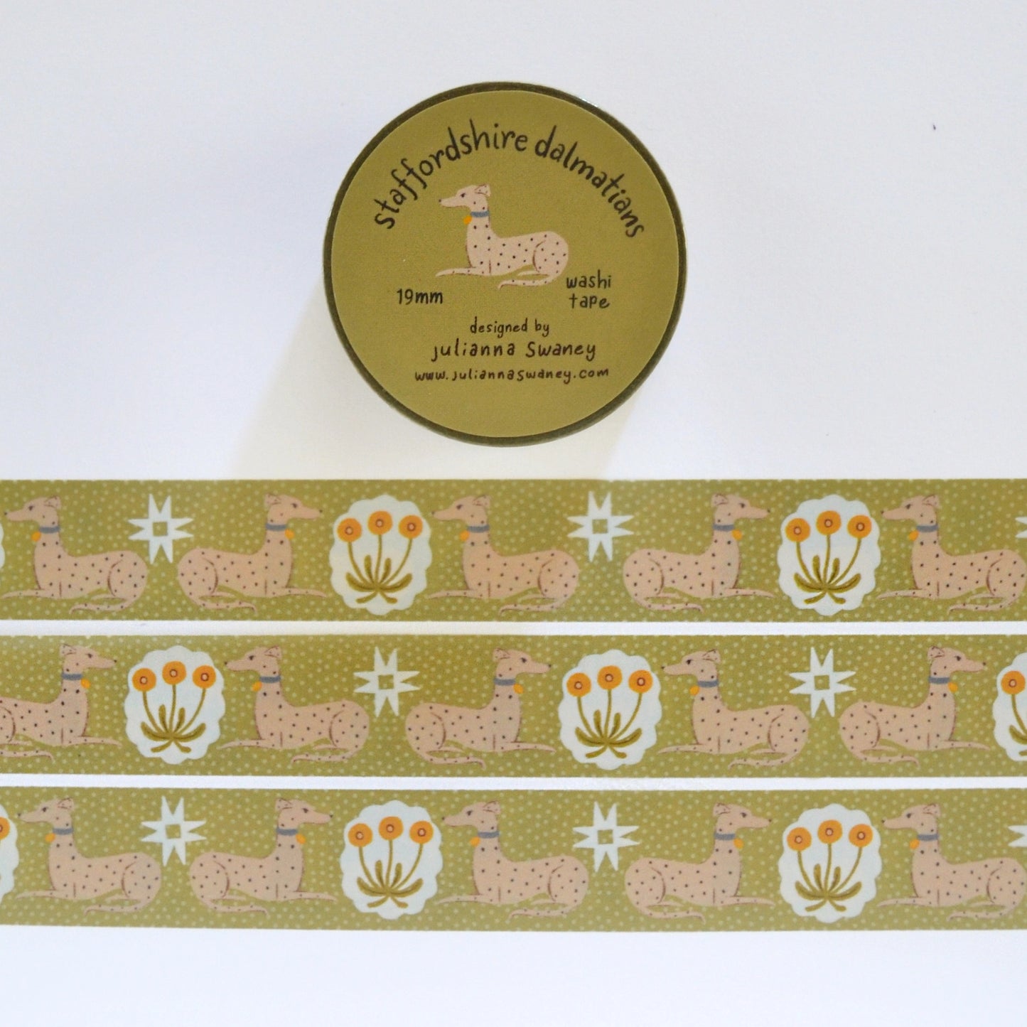 Staffordshire Dalmations Washi Tape