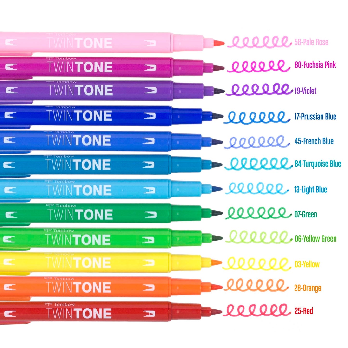TwinTone Dual Tip Markers (Rainbow)