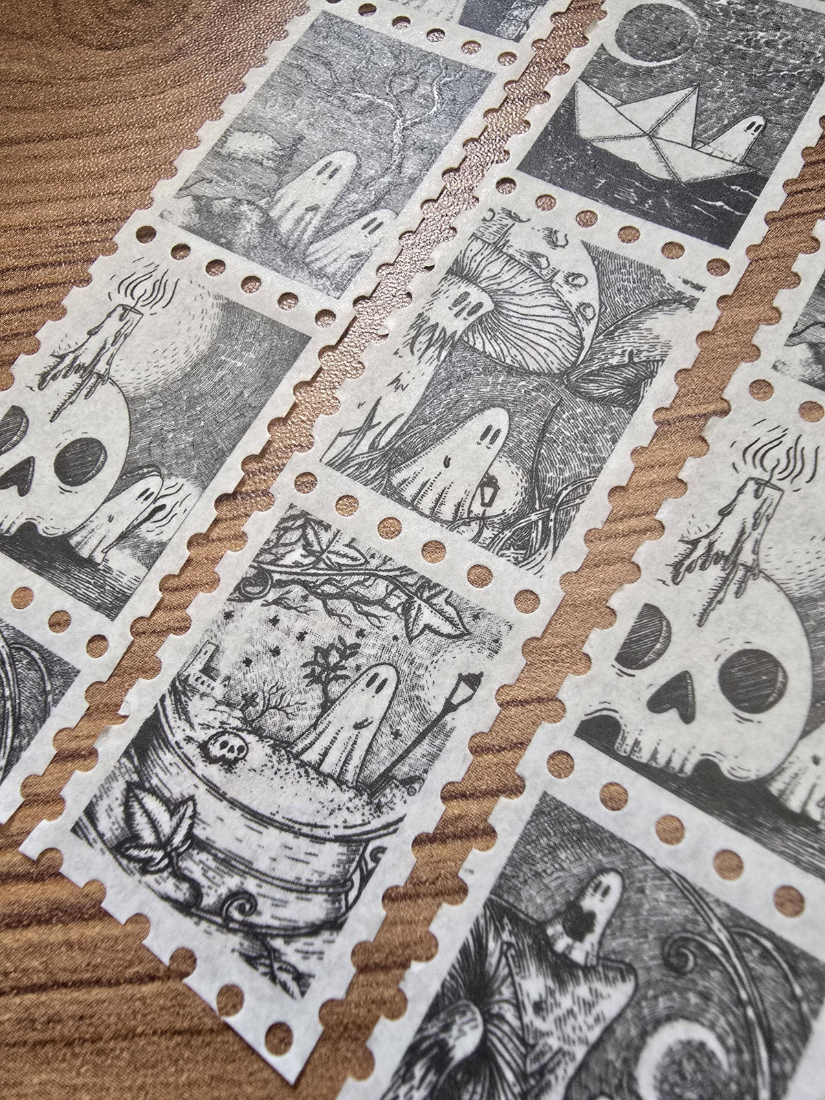 Ghosties Galore Stamp Washi Tape