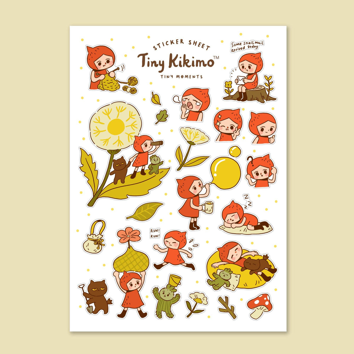 Tiny Moments - Sticker Sheet