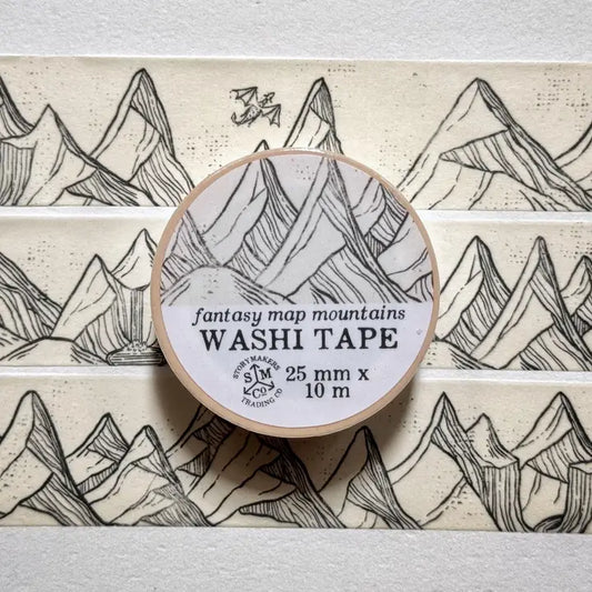 Fantasy Map Mountains Tape