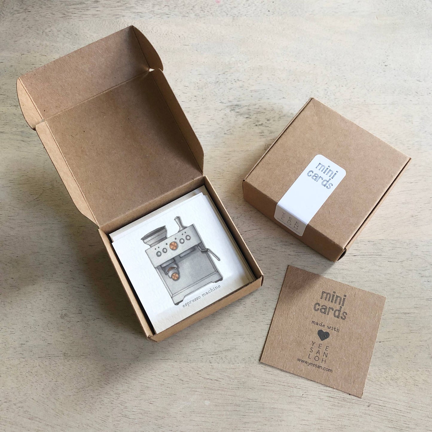 Mini Cards Set / Coffee Brewing