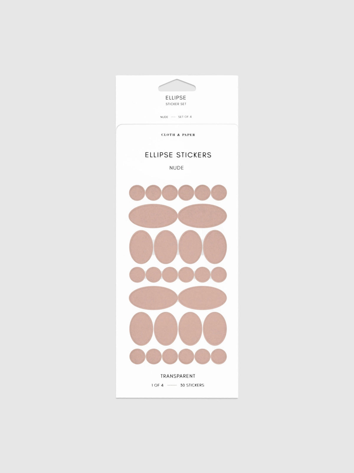 Ellipse Shape Stickers