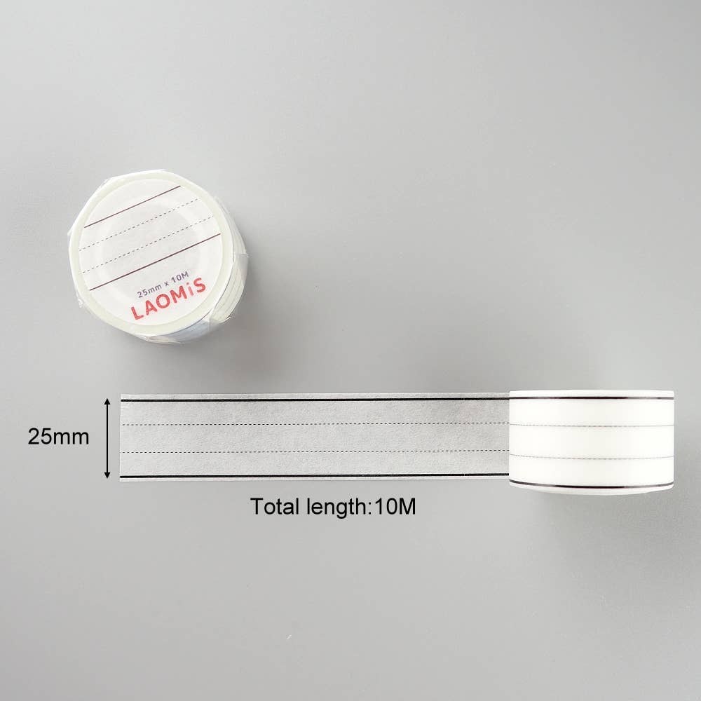 LAOMiS Black Label Writable Washi Tape