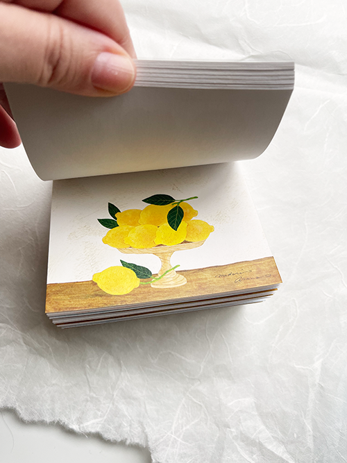 Fruits Square Memo Pad