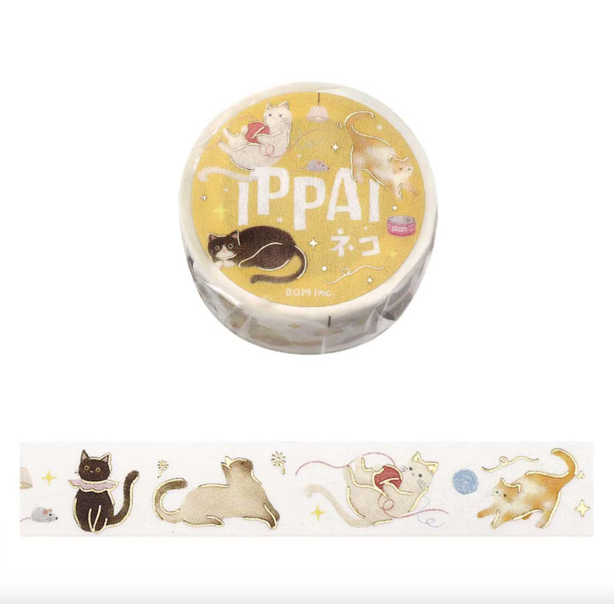 Ippai Cats Washi