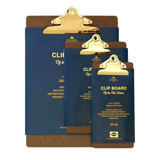 Penco - Old School Clipboard/ A4/ Gold Clip