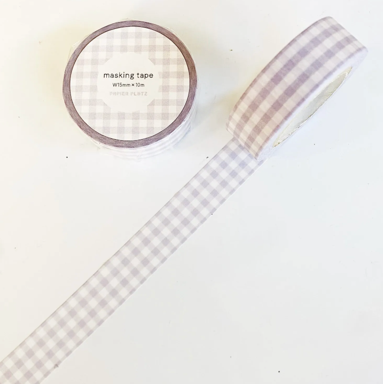 Gingham Check Washi Tape