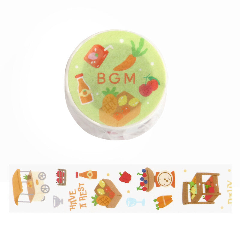 BGM Washi Tape - Open Today Market