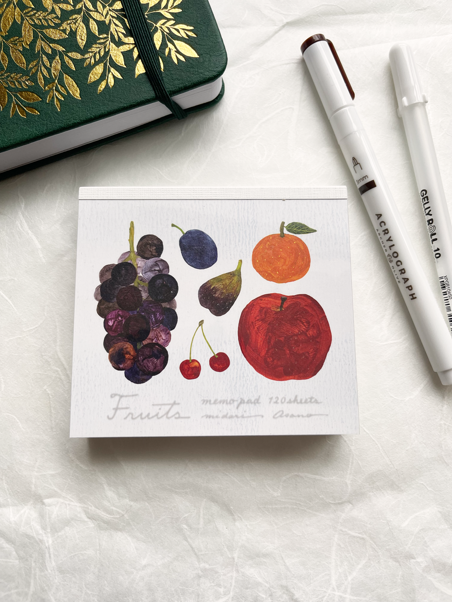 Fruits Square Memo Pad