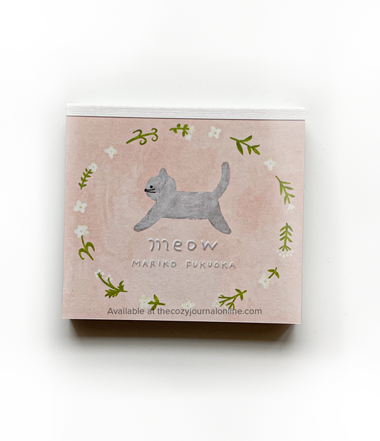 Meow Square Memo Pad