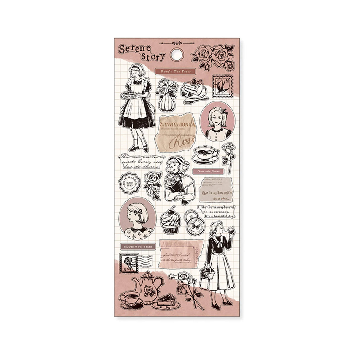 Serene Story Sticker - Rose's Tea Party