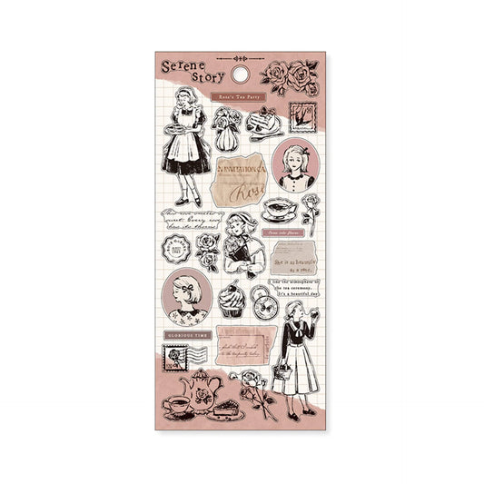 Serene Story Sticker - Rose's Tea Party