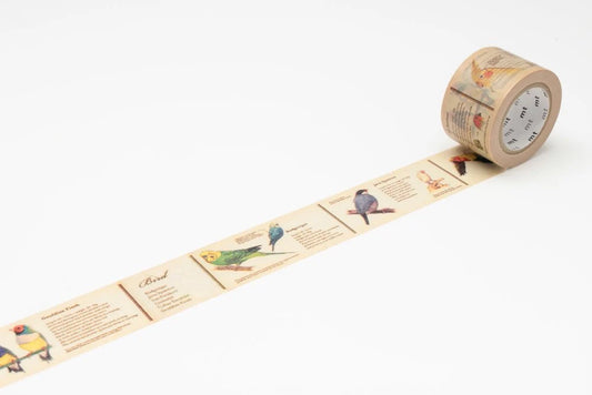 Bird Encyclopedia Washi Tape (mt)