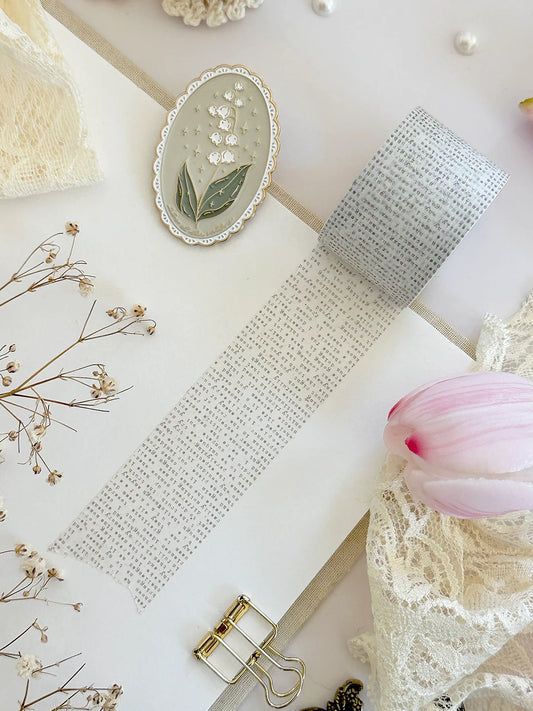 Typeriter Ivory 30mm Washi Tape