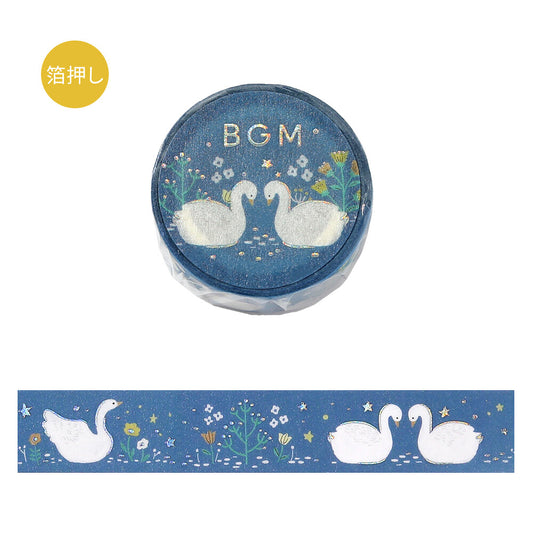 BGM Washi Tape - Nordic Forest *Swan Lake