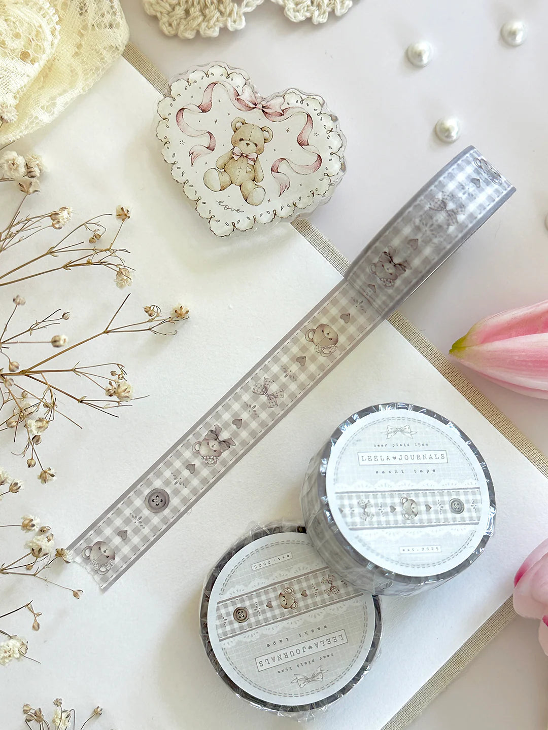 Teddy Bears & Buttons Washi Tape