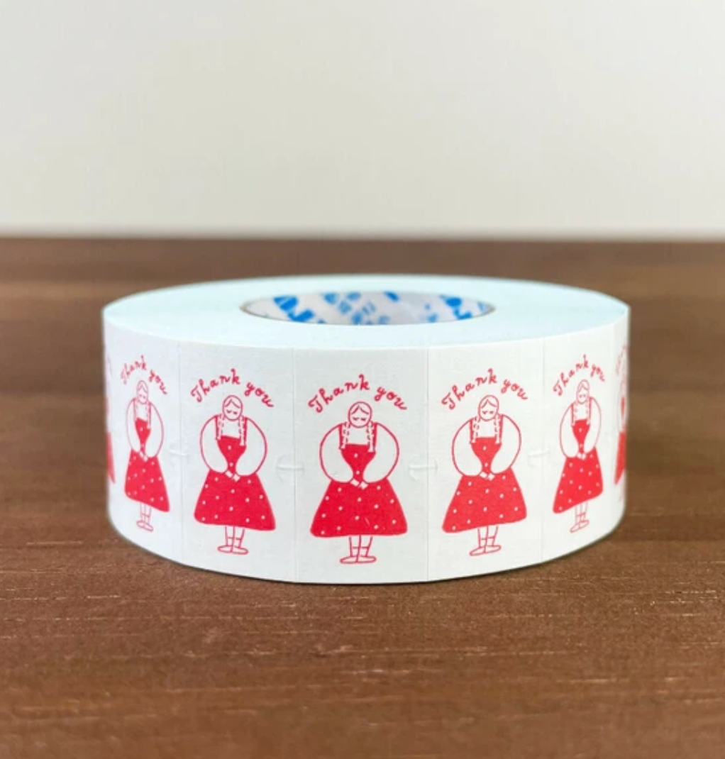 Thank You Label Sticker Roll
