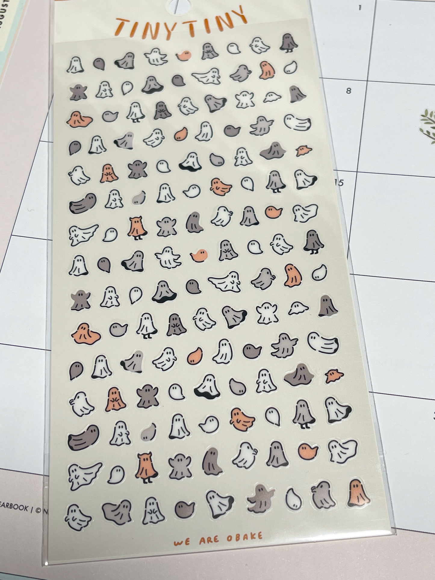 Tiny Tiny Obake Ghost Stickers