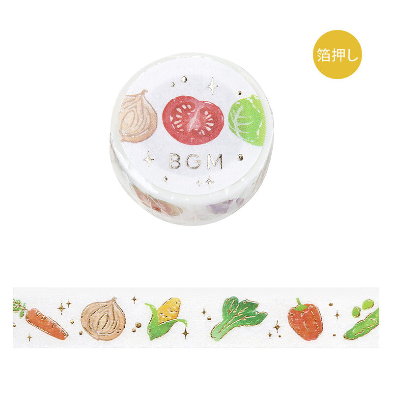 BGM Washi Tape - Vegetables