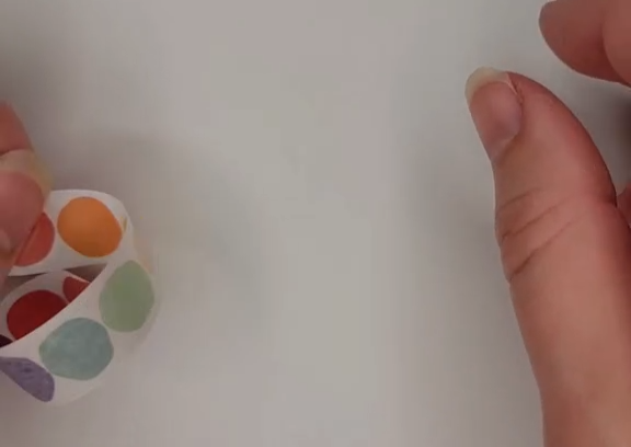 Rainbow Dot Washi Tape