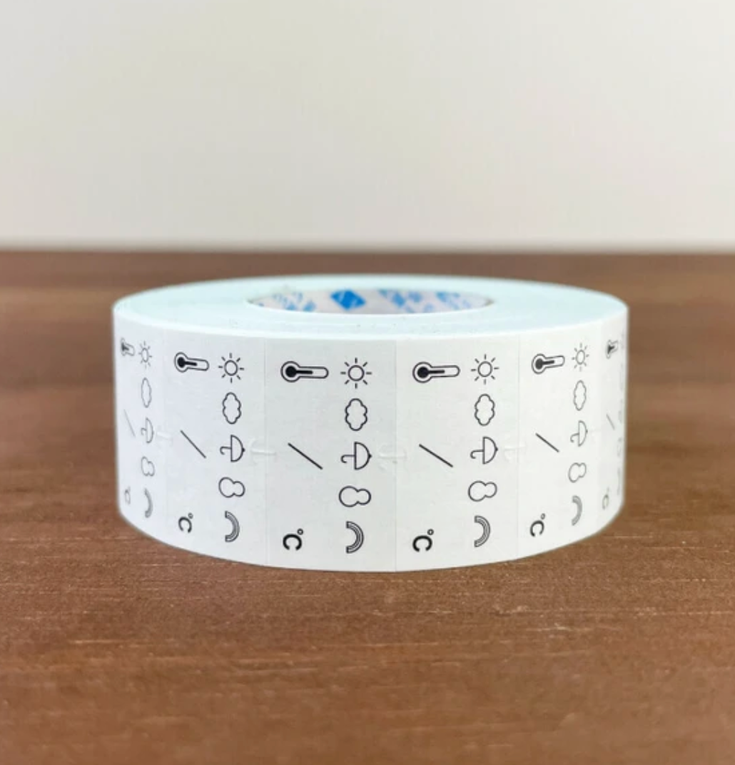 Weather Label Sticker Roll