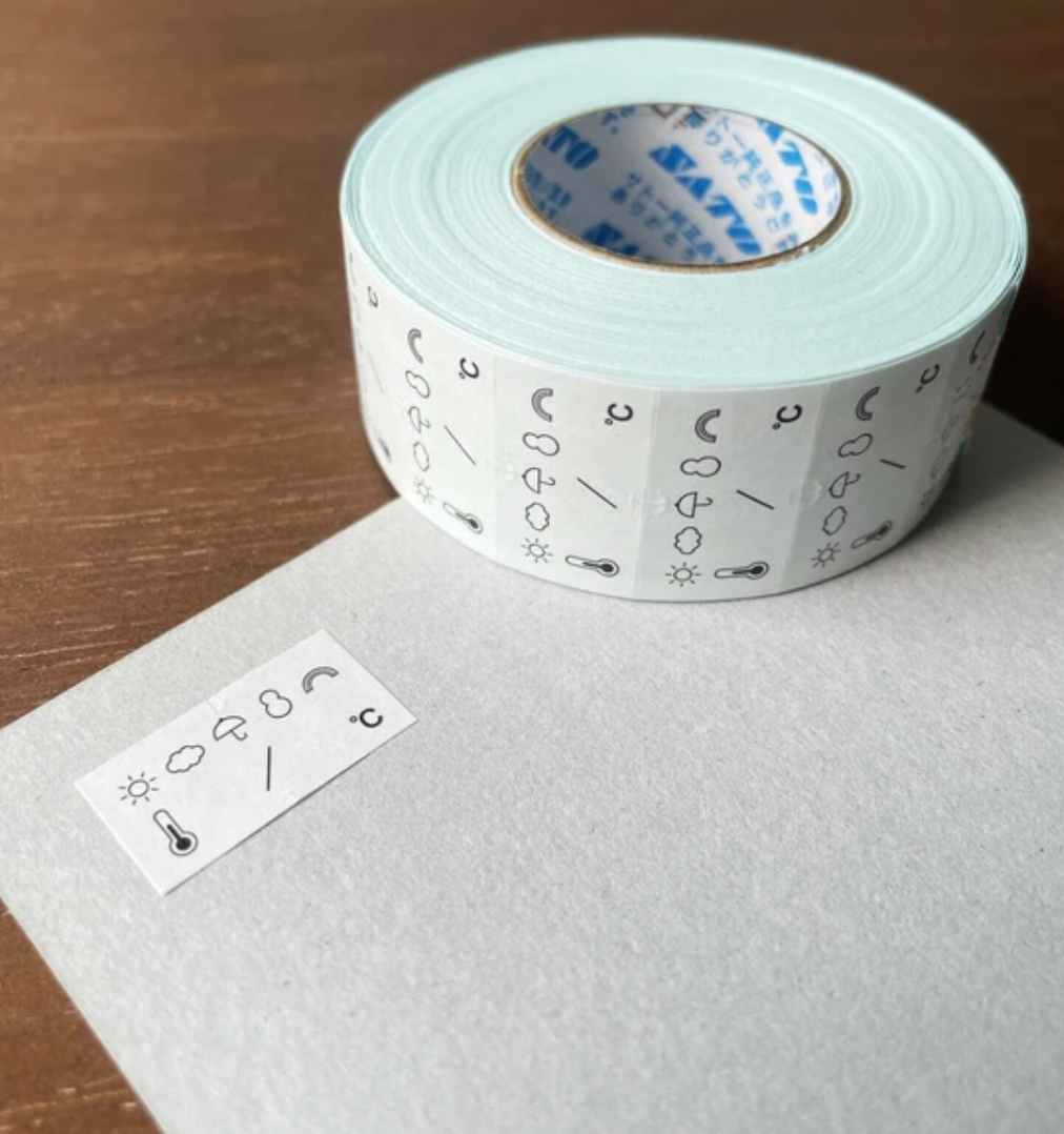 Weather Label Sticker Roll